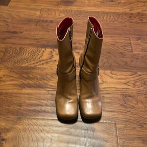 Brown Leather Women's Boots
